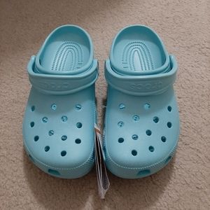 Ice Blue Classic Crocs